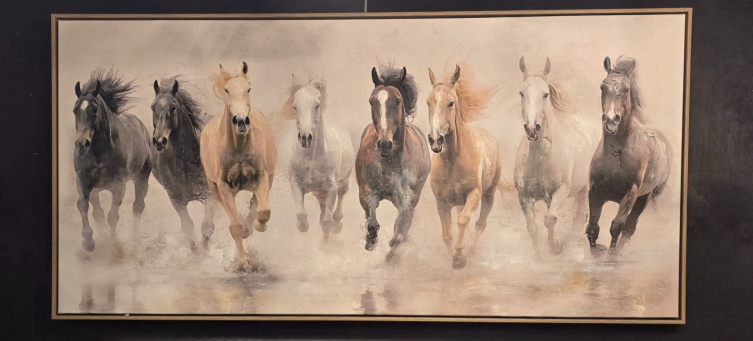 Wild Horse Stampede 24x48in