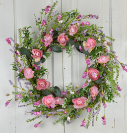 Peony Patch Wreath