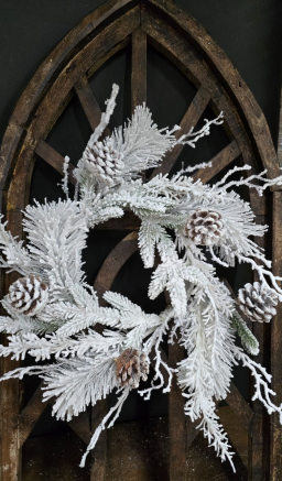 Snowy Winter Morning Wreath