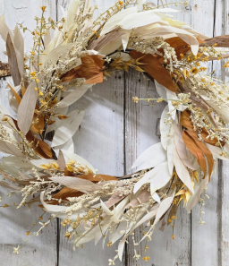 Corn Husk 24in Wreath