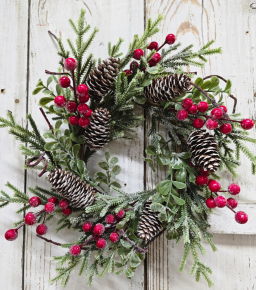 Frosty Christmas Wreath