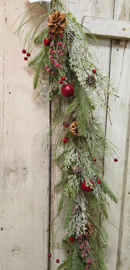 Frosty Christmas Garland