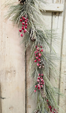 Frosty Christmas Garland