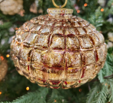 Pineapple Jewel Ornament 6x6x6in