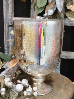 Shimmering Gold Planter 7x9.5in