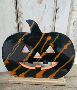 Marbled Jack-o-Lantern 9.5x11in