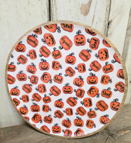 Pumpkin Platter 12x12in