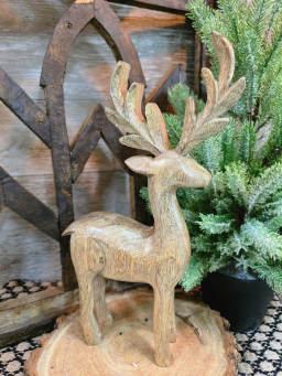 Large Chunky Deer 12x7in