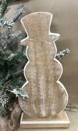 Wooden Frosty 10x5in