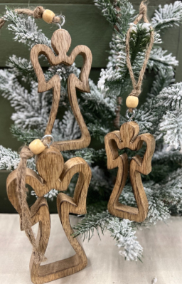 Hollow Angel Ornament Set 4,5 and 6in