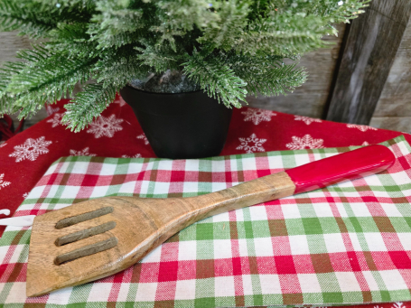 Red Enamel Spatula 12in