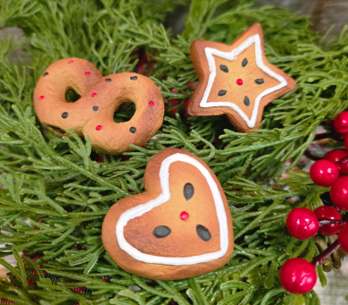 Christmas Cookie Trio 7x2.5x1in