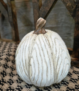 Round Harvest Pumpkin 5x5x5.25in