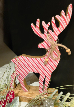 Candy Striped Buck 12x7x2.5in