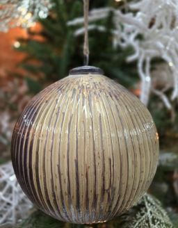 Large Golden Glaze Ornament 8x8x8in