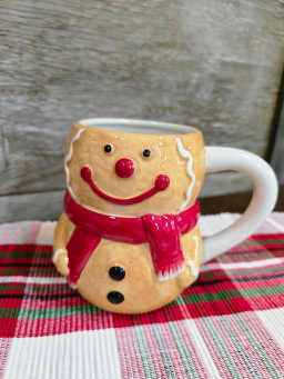 Gingerbread Mug 5.5x4x4.5in