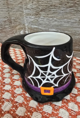 Spider Web Mug 5.5x4.5x3.5in