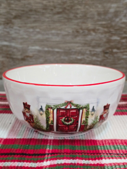 Merry Christmas Nutcracker Bowl 5.5x5.5x2.5in