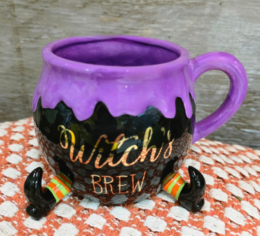 Witches Brew Mug 6x4.5x4in