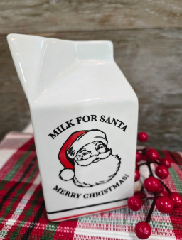 Milk For Santa 3x2.5x5.5in