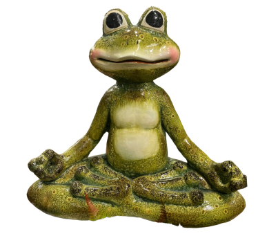 Yoga Frog 17.5x7.5x16in