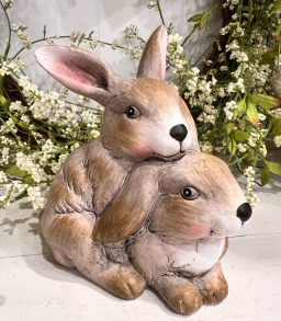 Bunny Pair 3.5x3.7in