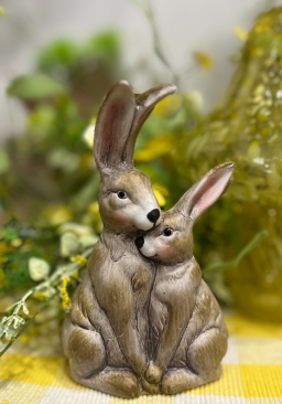 Bunny Couple 3.5x2.2x54in