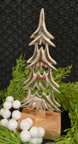 Silver Sparkle Spruce 3x8in