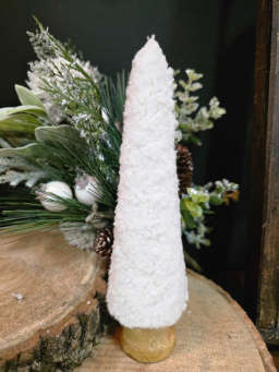 Med White Fur Tree 8x2x2in