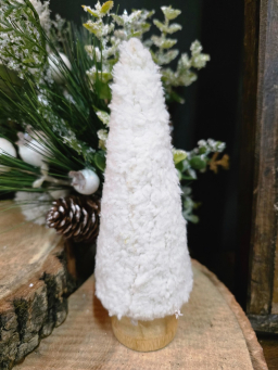 Smallall White Fur Tree 6x2x2in