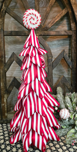 Candy Cane Lollipop Tree